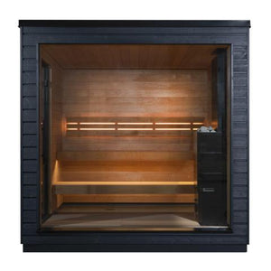 SaunaLife - Model G6 Pre-Assembled Outdoor Home Sauna