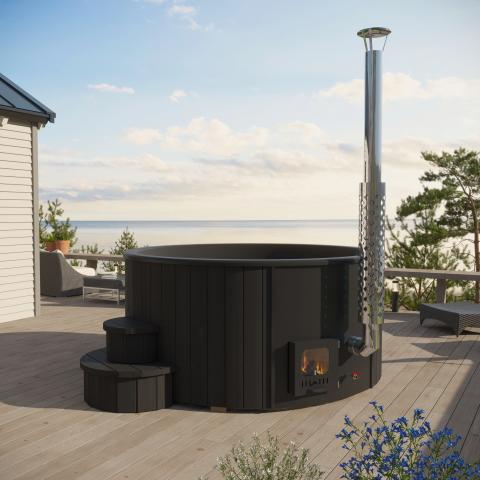 SaunaLife - Model S4B Wood-Fired Hot Tub