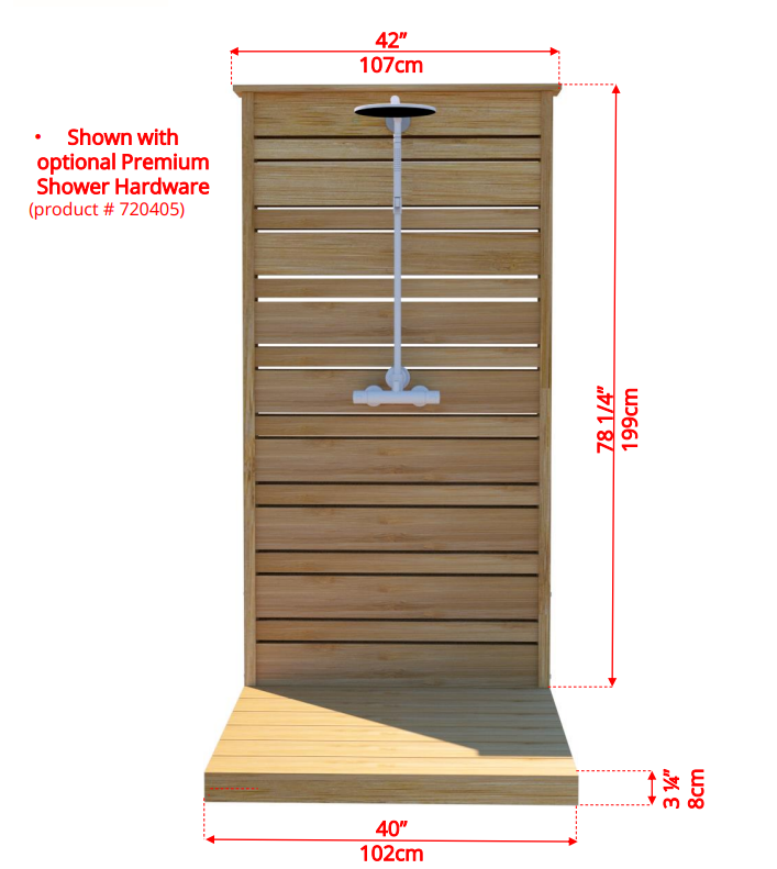 Canadian Timber - Savannah Outdoor Shower