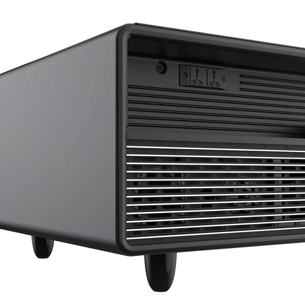 FORNO - Evoluto Tavolo 51-Inch Black Smart Coffee Table – Dual Refrigerator Drawers, Bluetooth 5.0 Audio, Wireless Charging &amp; RGB Ambient Light