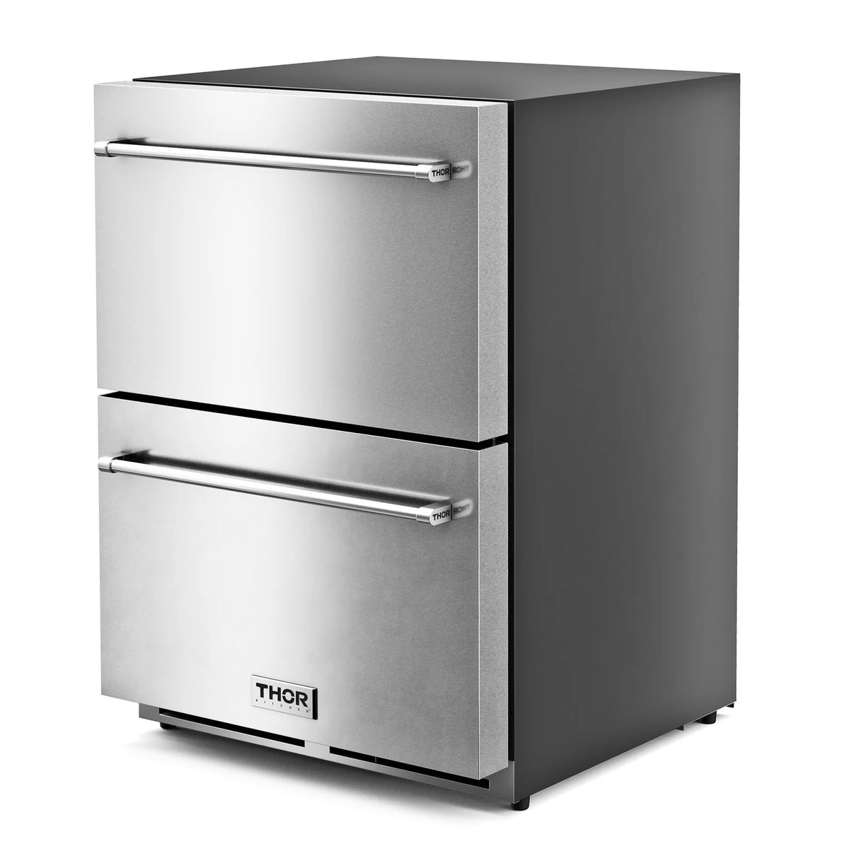ThorKitchen - 24&quot; Under Counter Double Drawer Freezer