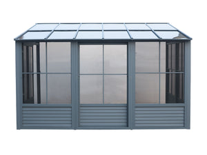 Gazebo Penguin - Florence Slate Wall Mounted Solarium Polycarbonate Roof