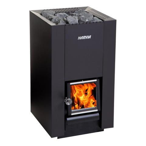 Harvia - Linear Series, 26.1kW, Wood Sauna Stove