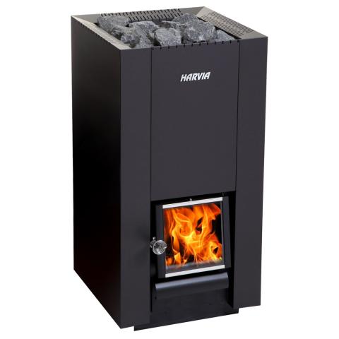 Harvia - Linear Series, 22kW, Wood Sauna Stove