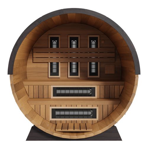 Finnmark - Cedar Combination Barrel Sauna FD-6