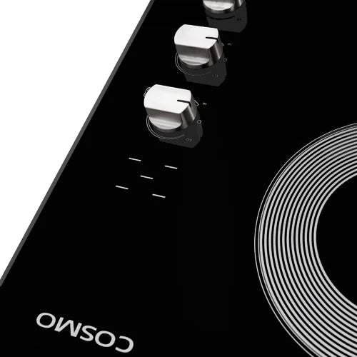 Cosmo 4 Piece, 36&quot; Cooktop 30&quot; Wall Oven 24.4&quot; Microwave &amp; French Door Refrigerator COS-4PKG-260