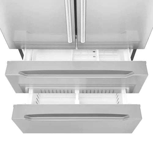 Cosmo 4 Piece, 36&quot; Cooktop 30&quot; Wall Oven 24.4&quot; Microwave &amp; French Door Refrigerator COS-4PKG-260