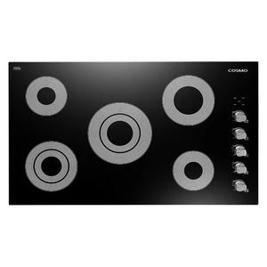 Cosmo 4 Piece, 36" Cooktop 30" Wall Oven 24.4" Microwave & French Door Refrigerator COS-4PKG-260