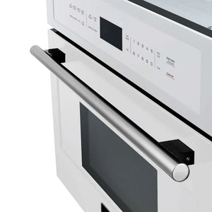 FORNO - Oliena Espresso White 30 Inch 1750 Watt Compact Oven & 1000 Watt Microwave, 1.6 cu. ft.