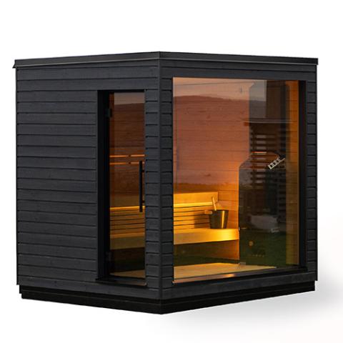 SaunaLife - Model G6 Pre-Assembled Outdoor Home Sauna