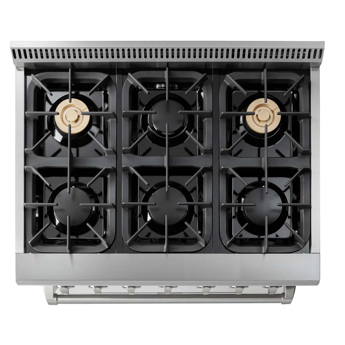 ThorKitchen - 36 Inch Professional Dual Fuel Range in Stainless Steel