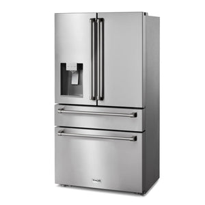 ThorKitchen - 36 Inch Professional French Door Refrigerator with Ice and Water Dispenser