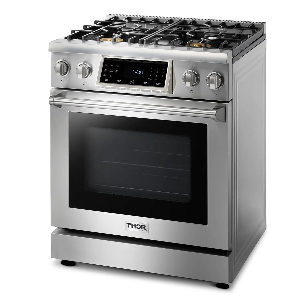 ThorKitchen - 30 Inch Tilt Panel Professional Gas Range