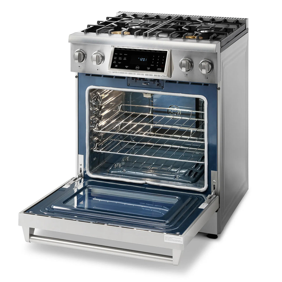 ThorKitchen - 30 Inch Tilt Panel Professional Gas Range