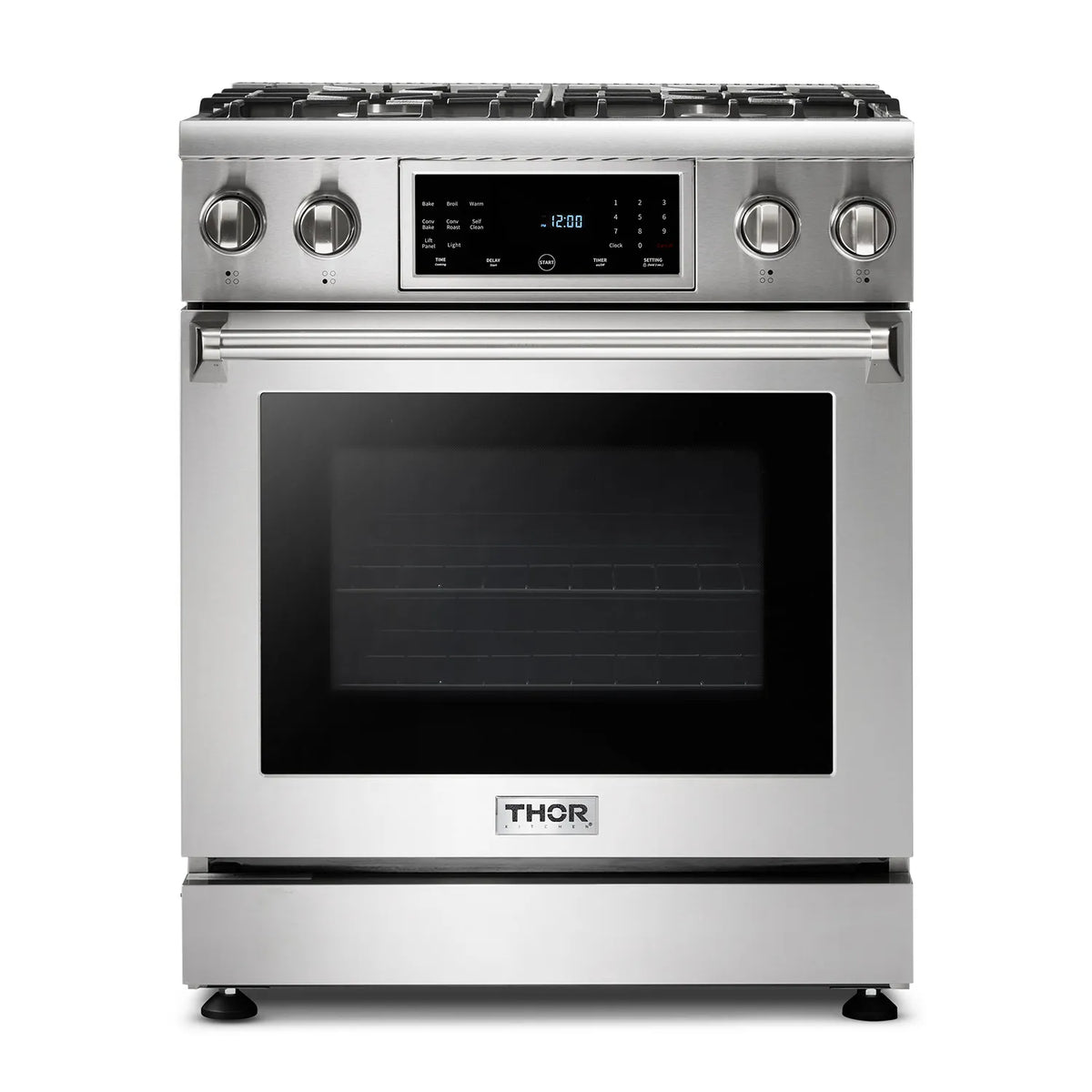 ThorKitchen - 30 Inch Tilt Panel Professional Gas Range