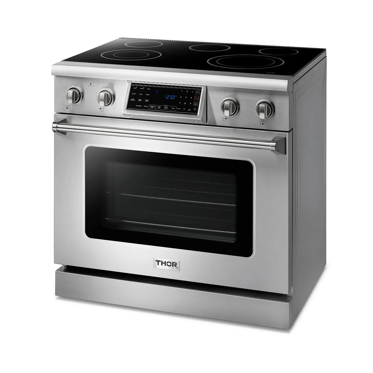 ThorKitchen - 36 Inch Tilt Panel Professional Electric Range