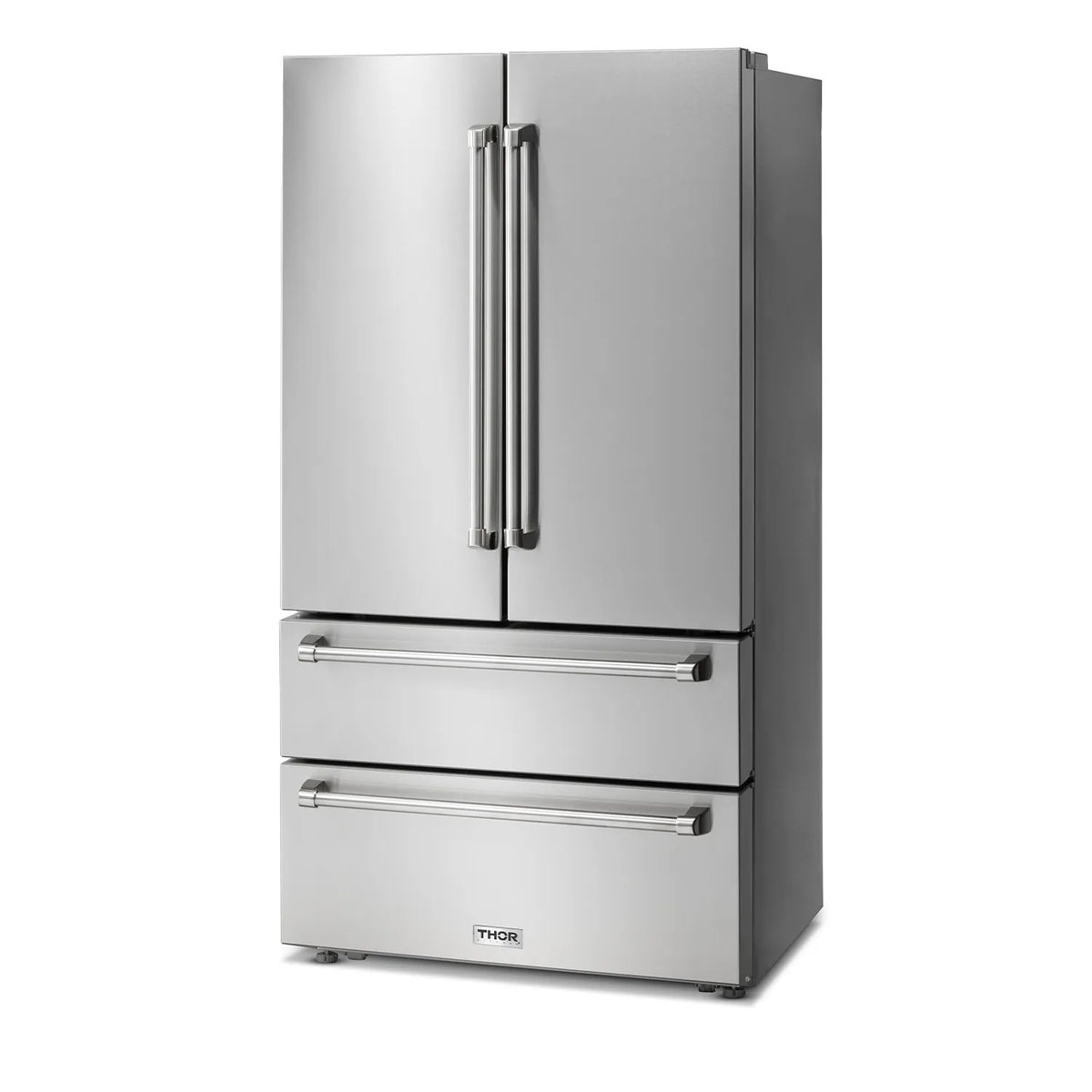 ThorKitchen - 36 Inch Professional French Door Refrigerator with Freezer Drawers