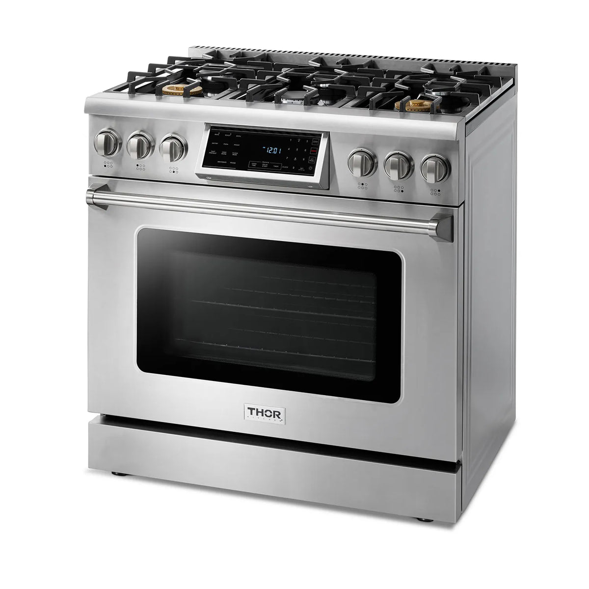ThorKitchen - 36 Inch Tilt Panel Professional Gas Range