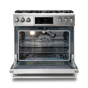 ThorKitchen - 36 Inch Tilt Panel Professional Gas Range