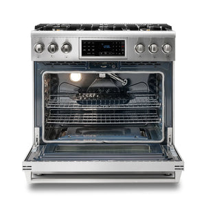 ThorKitchen - 36 Inch Tilt Panel Professional Gas Range