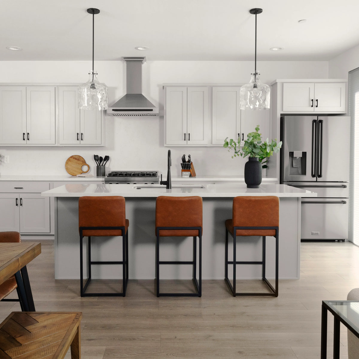 ZLINE - Autograph Edition 30 in. 4.0 cu. ft. Legacy Dual Fuel Range with 4 Burner Gas Cooktop and Electric Convection Oven in Stainless Steel and Matte Black Accents