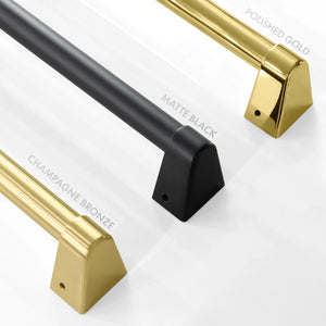 ZLINE - Autograph Edition 30 in. Satin Stainless Steel Wall Mount Range Hood with Matte Black Handle
