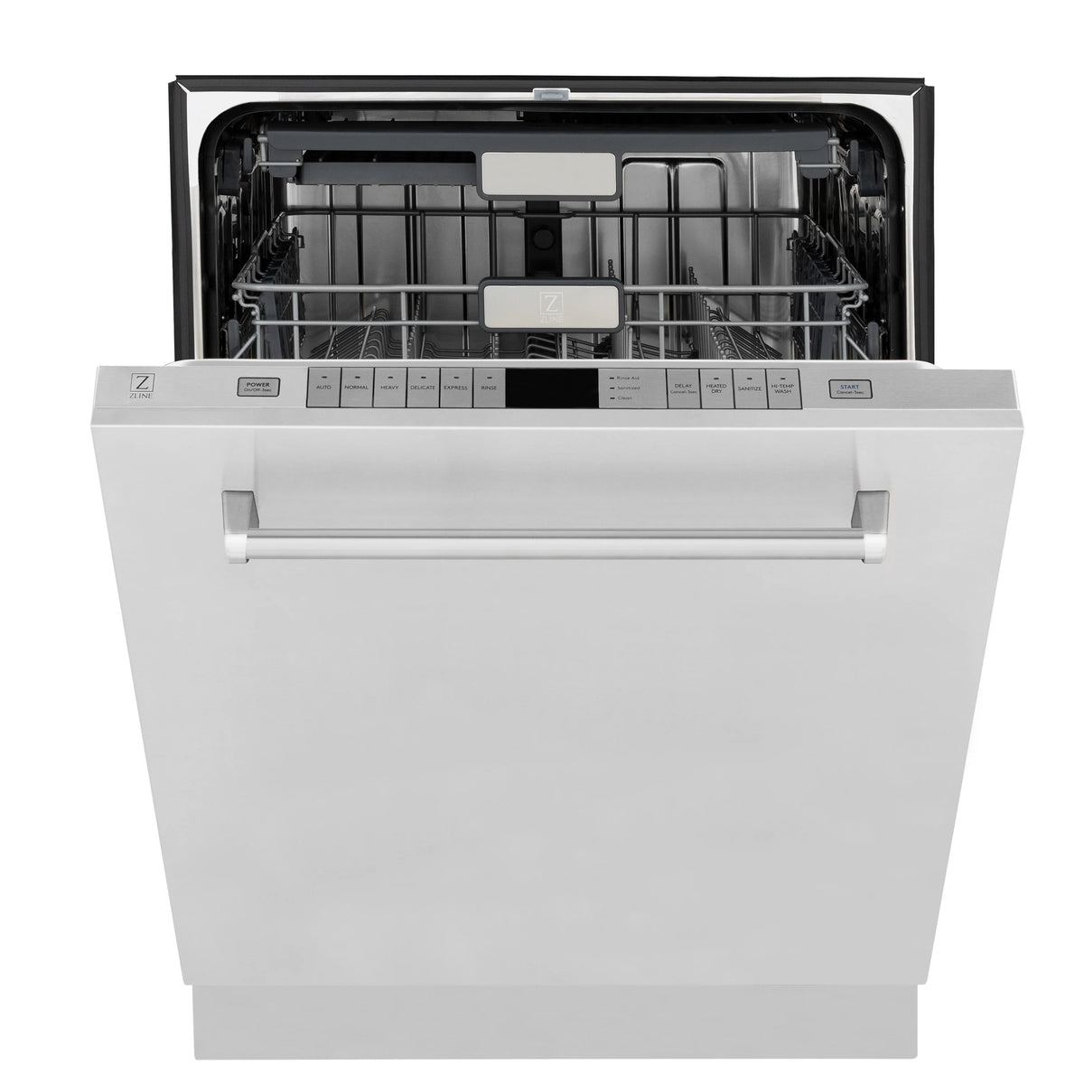 ZLINE 24&quot; Monument Series 3rd Rack Top Touch Control Dishwasher in Stainless Steel with Stainless Steel Tub, 45dBa