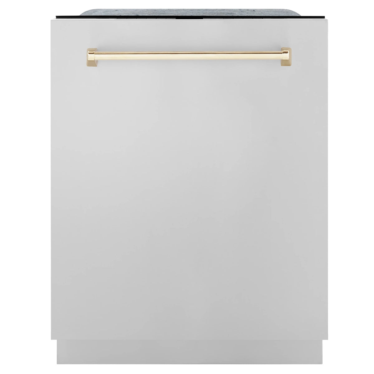 ZLINE - 48&quot; Autograph Edition Kitchen Package with Stainless Steel Dual Fuel Range, Range Hood, Dishwasher and Refrigeration with Gold Accents