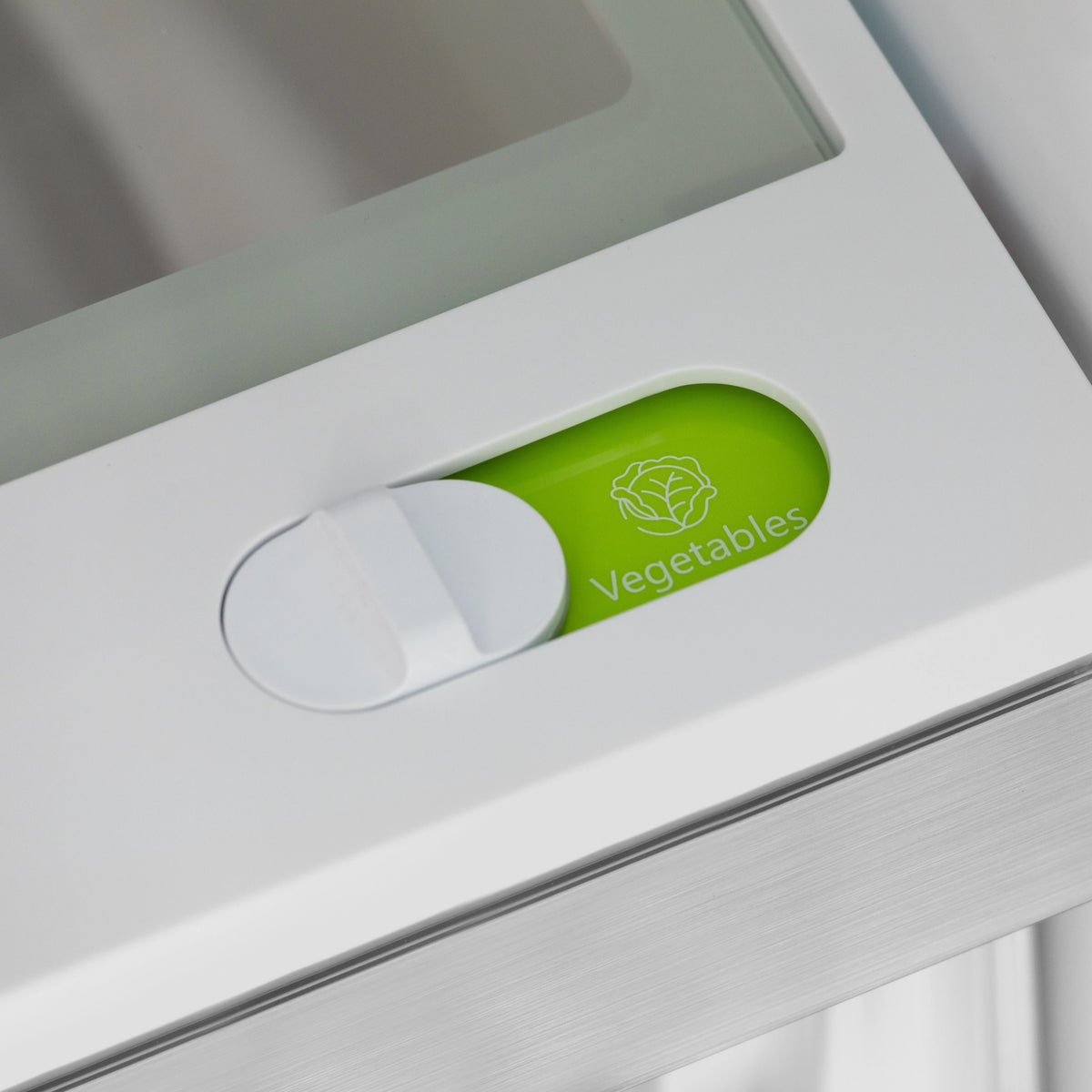 ZLINE - Autograph Edition 36 in. 22.5 cu. ft. Counter-Depth French Door Refrigerator with Ice Maker in Fingerprint-Resistant Stainless Steel with Polished Gold Modern Handles