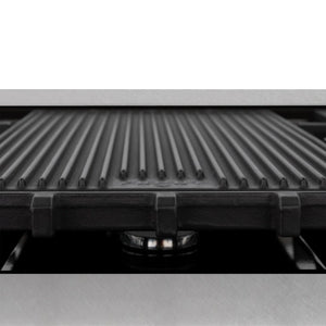 ZLINE - Autograph Edition 48 in. 6.0 cu. ft. Legacy Dual Fuel Range with 7 Burner Gas Cooktop and 2 Electric Ovens in Satin Stainless Steel with Black Matte Doors and Polished Gold Accents