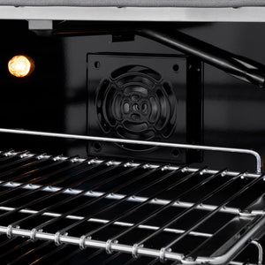 ZLINE - Autograph Edition 48 in. 6.7 cu. ft. Paramount Double Oven Gas Range with 8 Burner Cooktop in Stainless Steel with White Matte Doors and Matte Black Accents