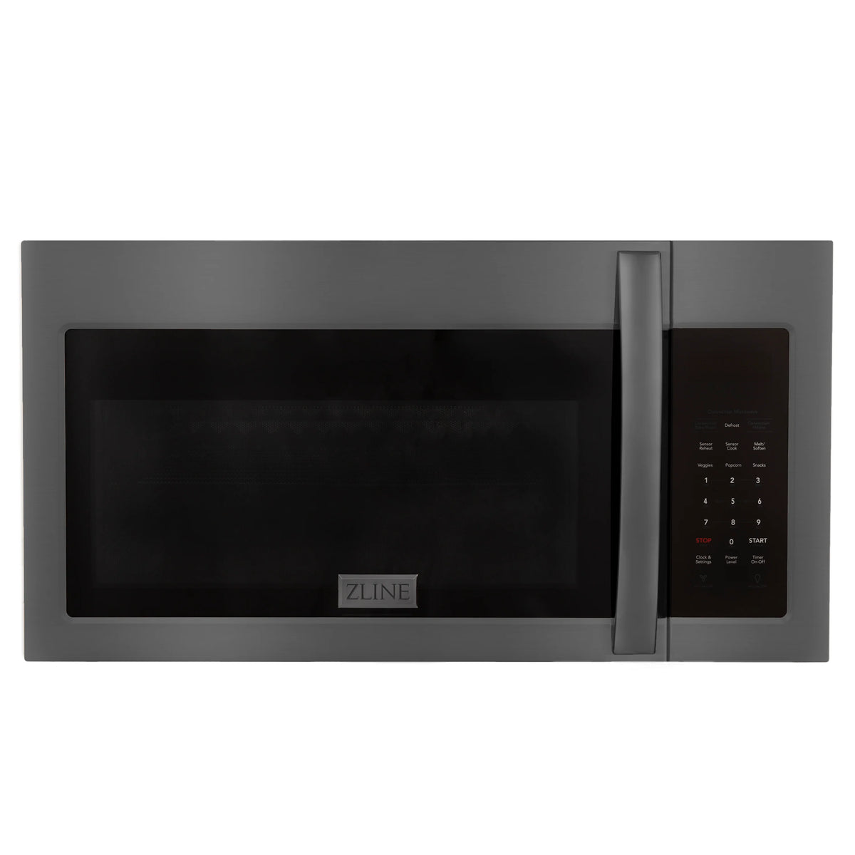 ZLINE - Recirculating Over the Range Convection Microwave Oven with Charcoal Filters in Black Stainless Steel (MWO-OTRCF-30-BS)