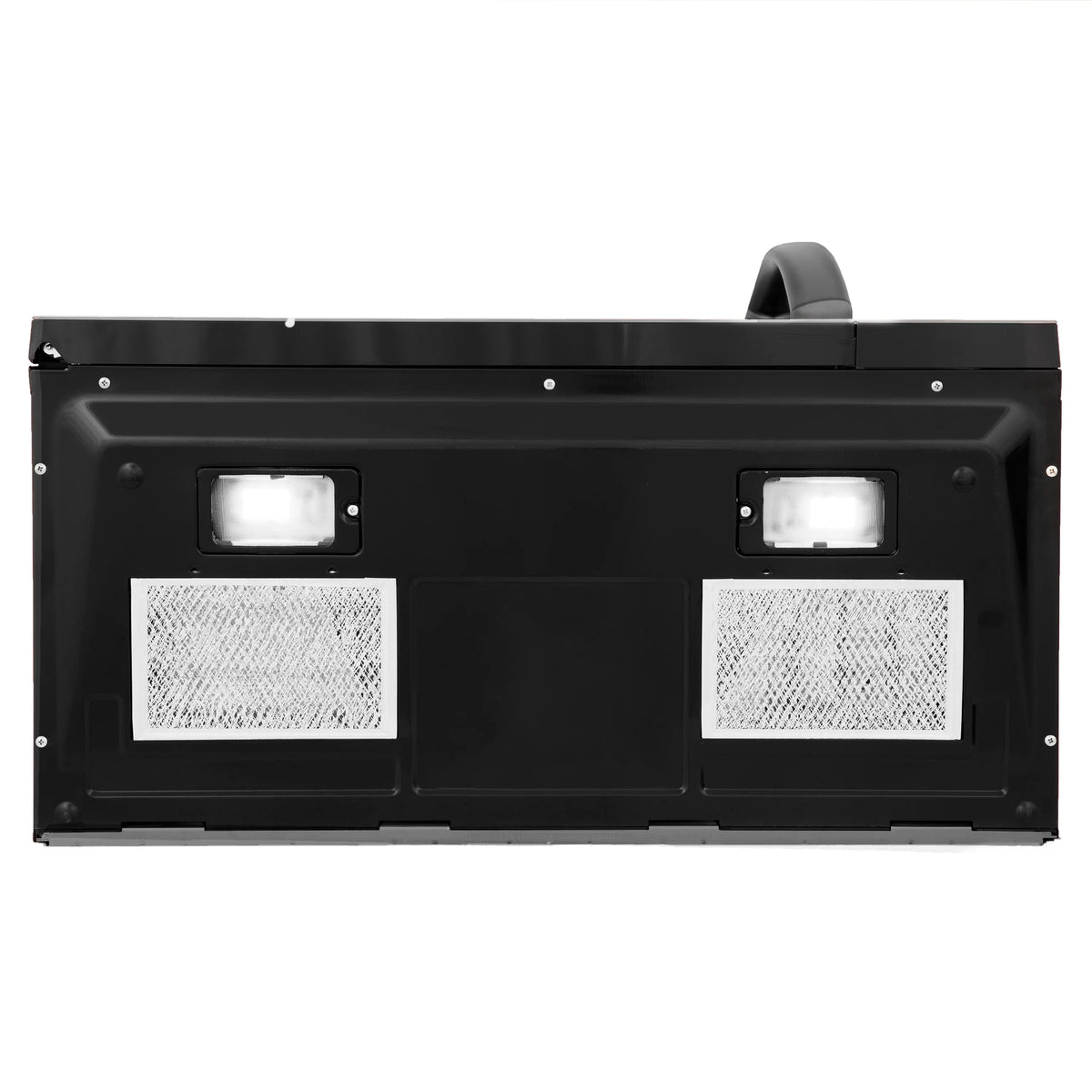 ZLINE - Recirculating Over the Range Convection Microwave Oven with Charcoal Filters in Black Stainless Steel (MWO-OTRCF-30-BS)