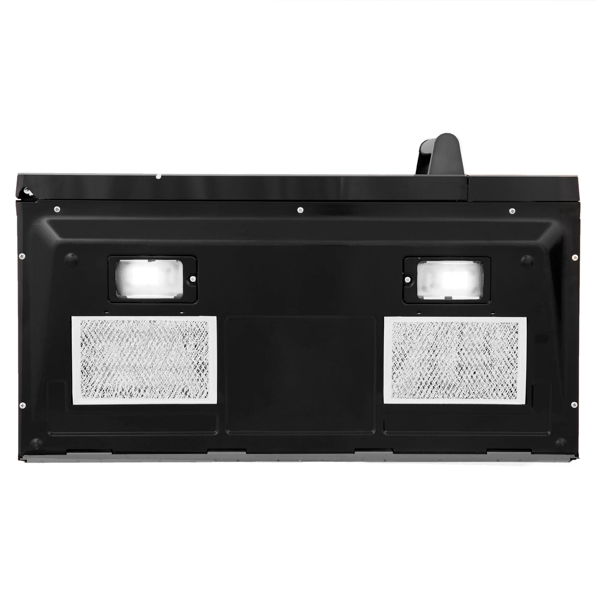 ZLINE 30&quot; Recirculating Over the Range Convection Microwave Oven, Traditional Handle, Charcoal Filters in Black Stainless Steel