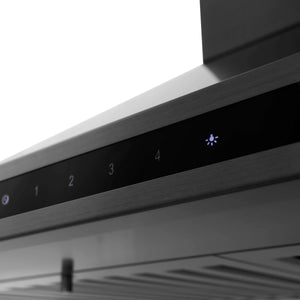 ZLINE - 48" Kitchen Package with Black Stainless Steel Dual Fuel Range and Convertible Vent Range Hood (2KP-RABRH48)