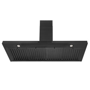 ZLINE - 48" Kitchen Package with Black Stainless Steel Dual Fuel Range and Convertible Vent Range Hood (2KP-RABRH48)