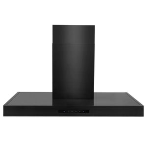 ZLINE - 30" Convertible Vent Wall Mount Range Hood in Black Stainless Steel (BSKEN-30)