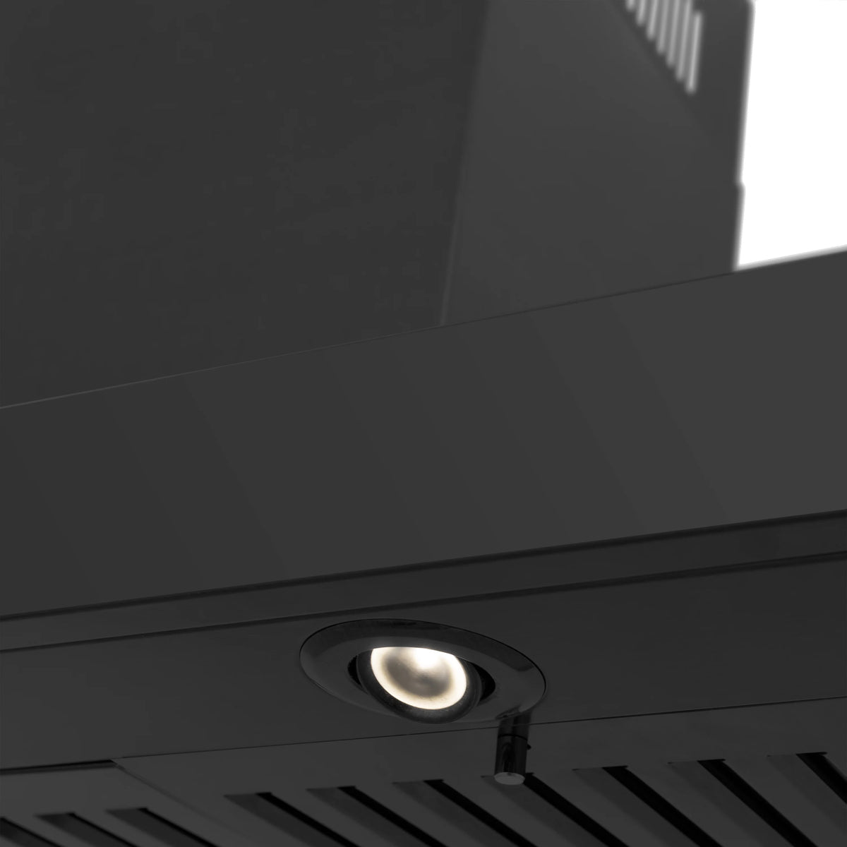 ZLINE - 30&quot; Convertible Vent Wall Mount Range Hood in Black Stainless Steel (BSKEN-30)