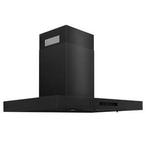 ZLINE - 30" Convertible Vent Wall Mount Range Hood in Black Stainless Steel (BSKEN-30)