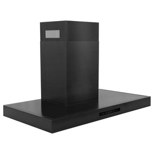 ZLINE - 30" Convertible Vent Wall Mount Range Hood in Black Stainless Steel (BSKEN-30)