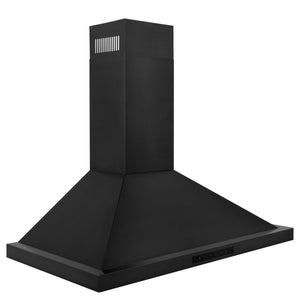 ZLINE - 30" Convertible Vent Wall Mount Range Hood in Black Stainless Steel (BSKBN-30)