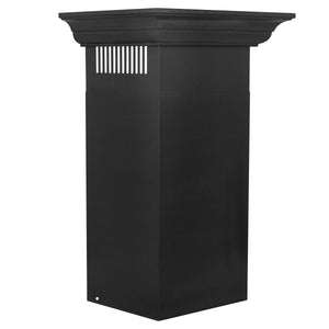 ZLINE - 30" Convertible Vent Wall Mount Range Hood in Black Stainless Steel with Crown Molding (BSKBNCRN-30)