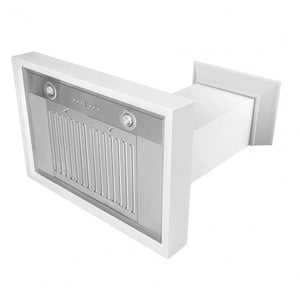 ZLINE - 36 in. Wooden Wall Mount Range Hood in Smooth Bright White Finish (KBWW-36)