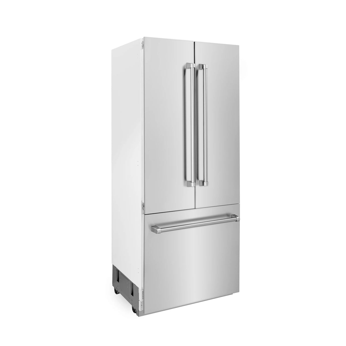 ZLINE - 36&quot; 19.6 cu. ft. 3-Door French Door Refrigerator with Internal Water and Ice Dispenser in Stainless Steel