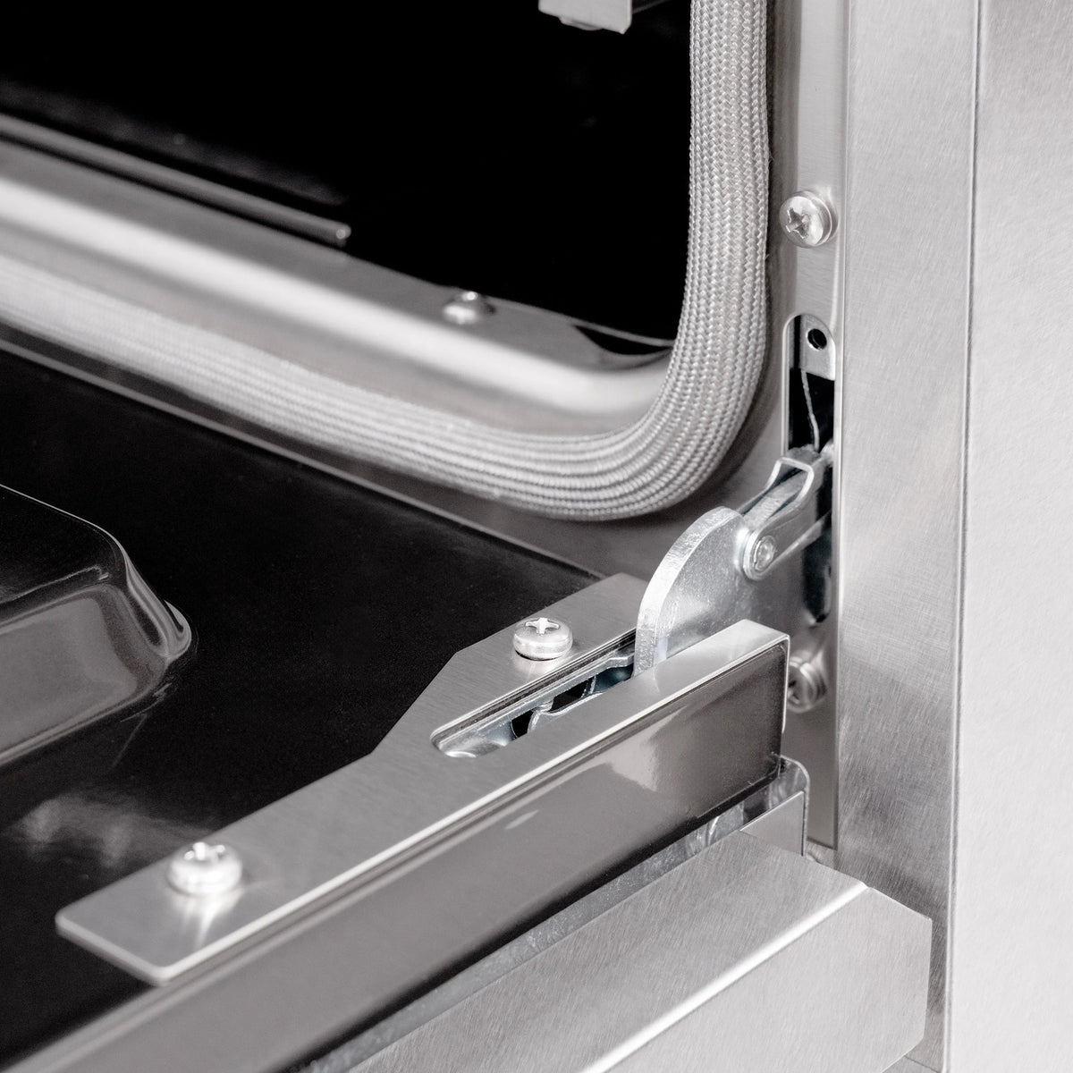 ZLINE - Autograph Edition 30 in. 4.2 cu. ft. Classic Dual Fuel Range with 4 Burner Gas Cooktop and Electric Convection Oven in Satin Stainless Steel with Polished Gold Accents