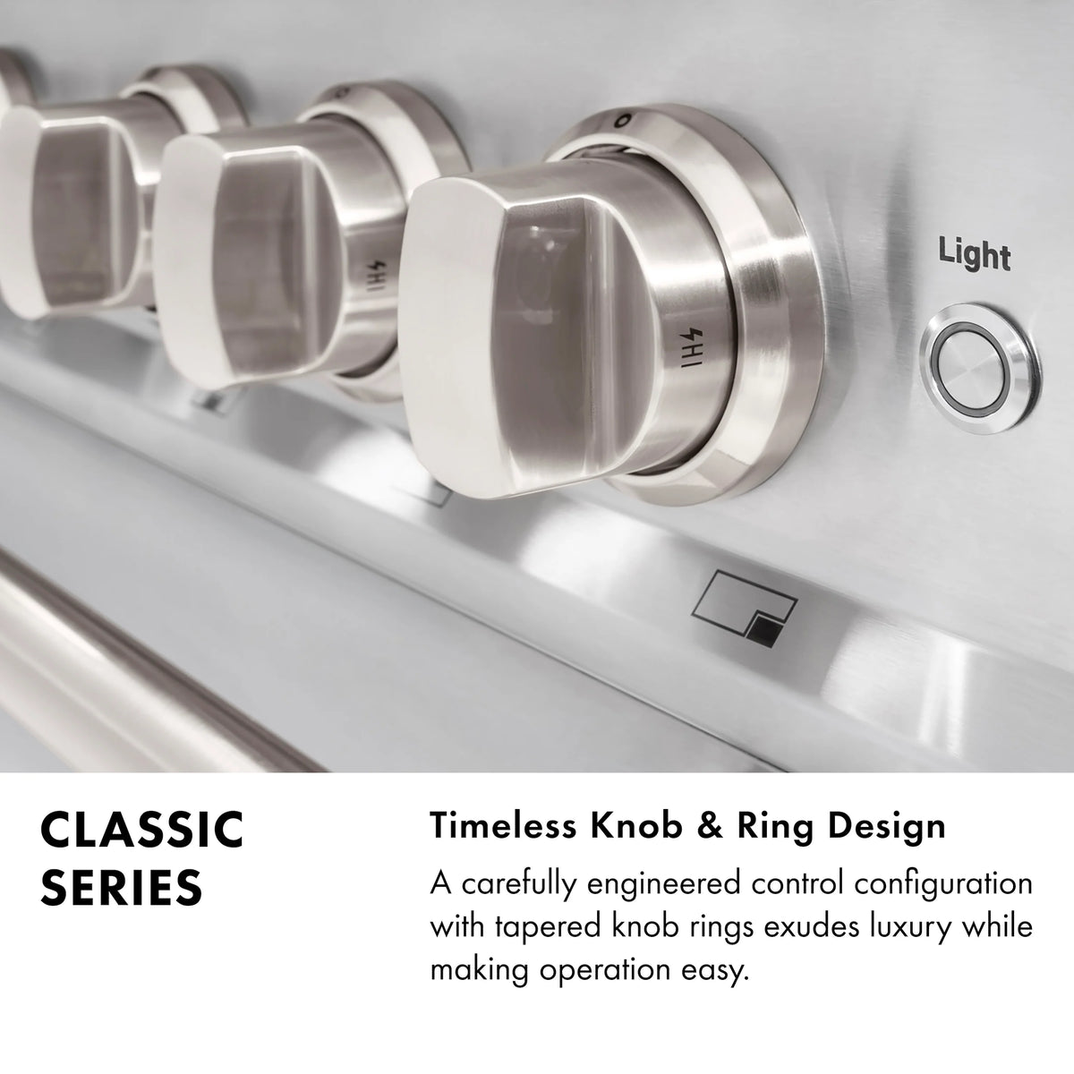 ZLINE - 48 in. 6.7 cu. ft. Classic Double Oven Dual Fuel Range with 8 Burner Gas Cooktop in Stainless Steel (CDR48)