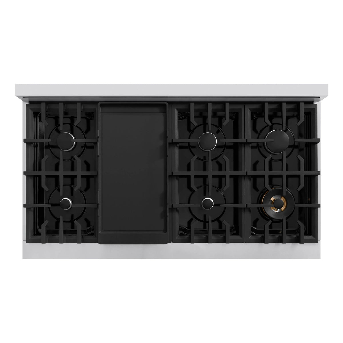 ZLINE - 48 in. 6.7 cu. ft. Classic Double Oven Dual Fuel Range with 8 Burner Gas Cooktop in Stainless Steel (CDR48)