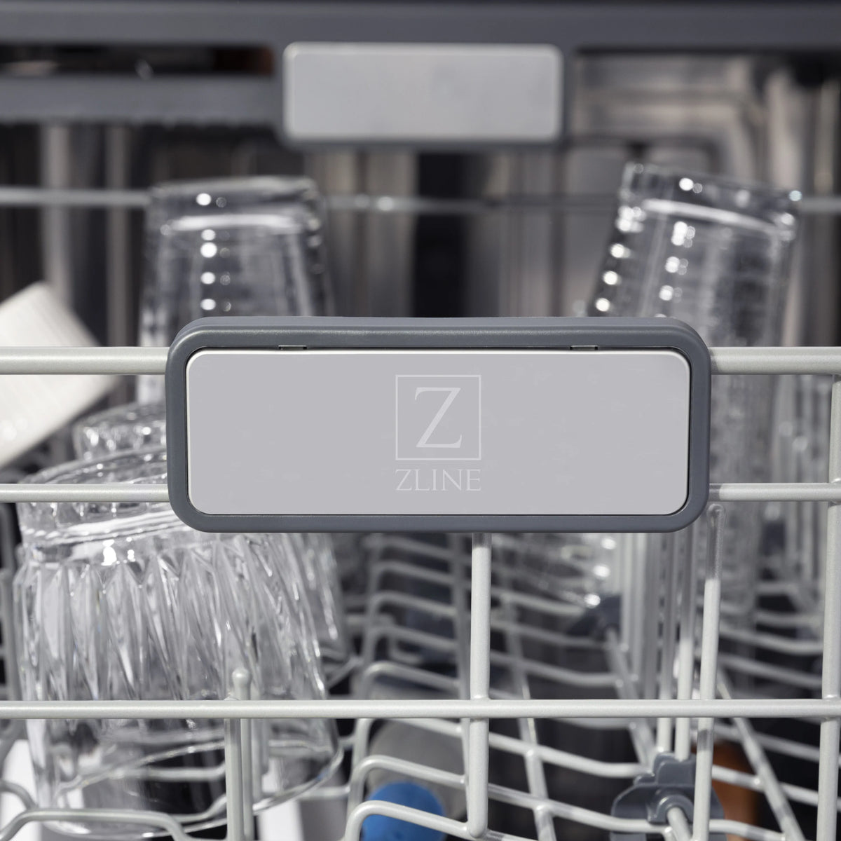 ZLINE 24&quot; Monument Series 3rd Rack Top Touch Control Dishwasher in Red Gloss with Stainless Steel Tub, 45dBa
