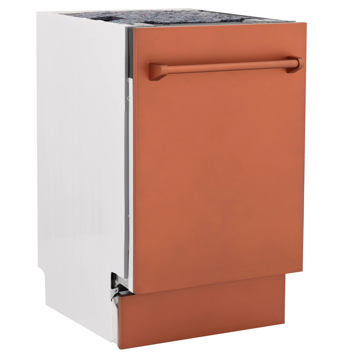 ZLINE 18&quot; Tallac Series 3rd Rack Top Control Dishwasher in Copper with Stainless Steel Tub, 51dBa (DWV-C-18)