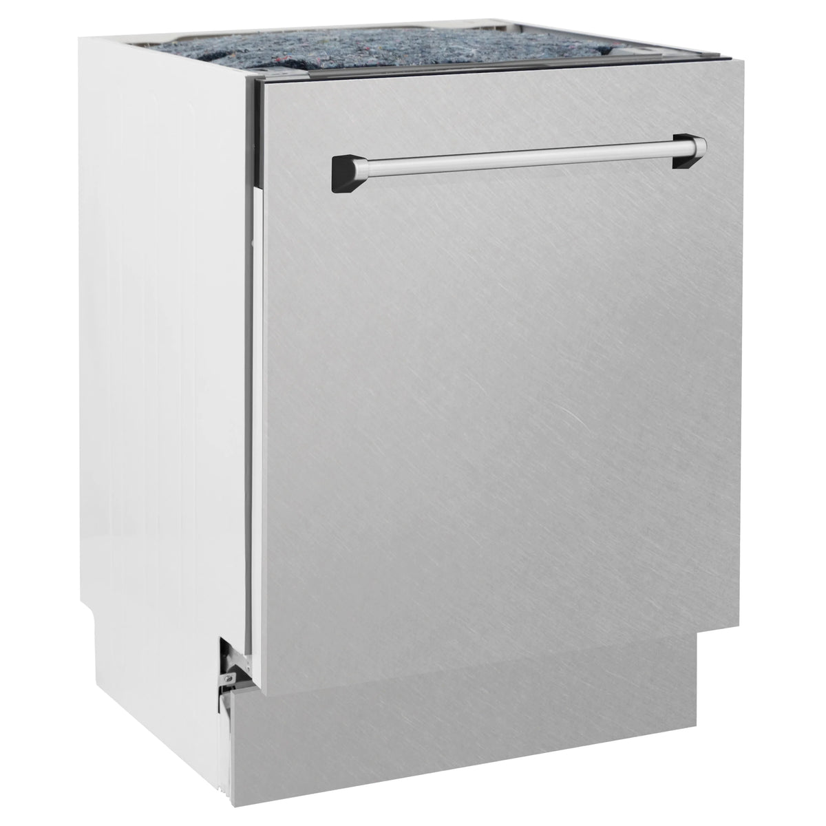 ZLINE 24&quot; Tallac Series 3rd Rack Tall Tub Dishwasher in DuraSnow with Stainless Steel Tub, 51dBa (DWV-SN-24)
